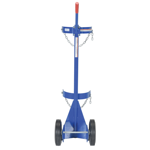 Chariot pour bouteille de gaz, Roues Caoutchouc, Base de 12" la x 15-1/2" lo, 500 lb Groupe Belzile Dickner