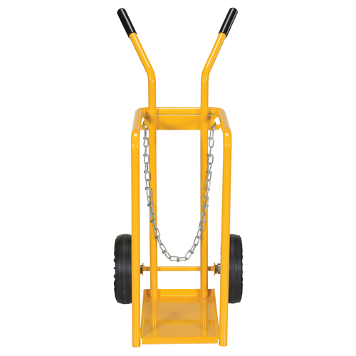 Chariot pour bouteille de gaz, Roues Caoutchouc moul&eacute;, Base de 9-13/16" la x 16" lo, 150 lb Groupe Belzile Dickner