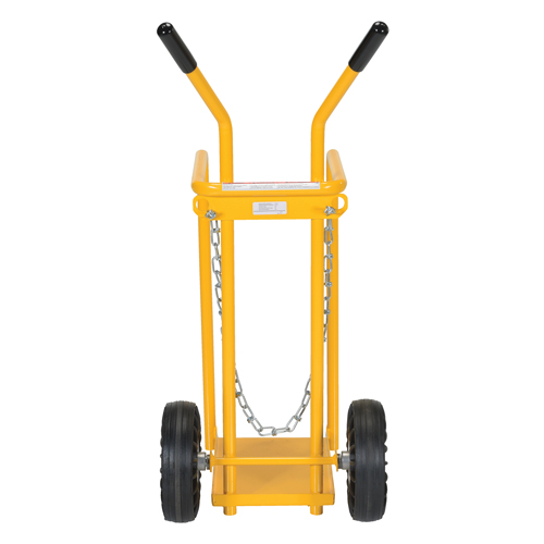 Chariot pour bouteille de gaz, Roues Caoutchouc moul&eacute;, Base de 9-13/16" la x 16" lo, 150 lb Groupe Belzile Dickner