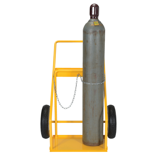 Chariot pour bouteille de gaz, Roues Caoutchouc, Base de 22" la x 14-1/8" lo, 250 lb Groupe Belzile Dickner