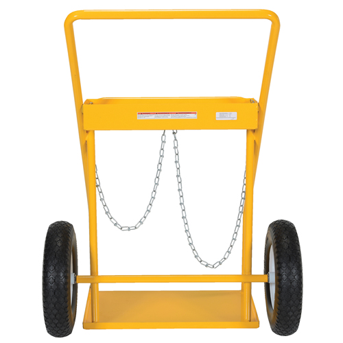 Chariot pour bouteille de gaz, Roues Caoutchouc, Base de 22" la x 14-1/8" lo, 250 lb Groupe Belzile Dickner