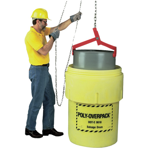 L&egrave;ve-baril, Baril de 85 gal. US (70 gal. imp.), Capacit&eacute; 1000 lb/454 kg Groupe Belzile Dickner