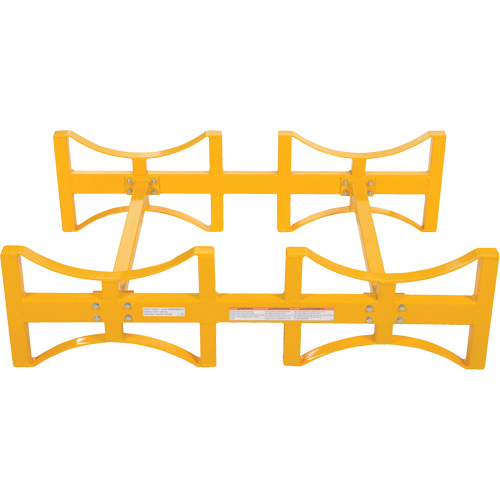 Steel Stackable Drum Rack, 2 Drums, 1600 lbs. Capacity, 45-1/2" W x 29-7/8" D x 12-3/4" H Groupe Belzile Dickner