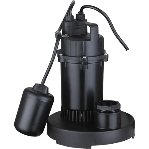 Pompe de puisard submersible thermoplastique, 2560 gal./h, 115 V, 4,6 A, 1/3 CV Groupe Belzile Dickner