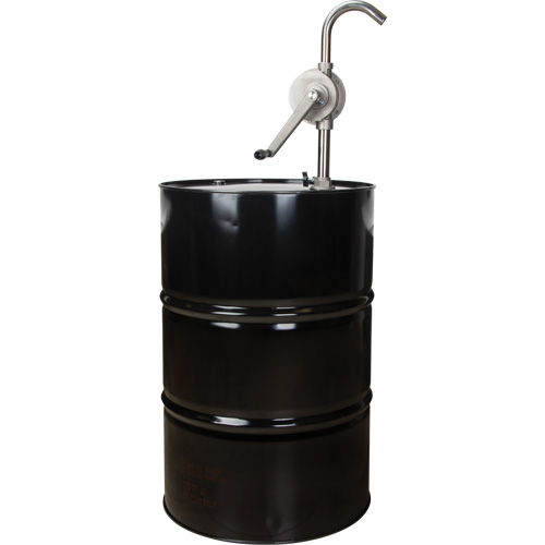 Pompe rotative pour baril, Acier inoxydable, Pour capacit&eacute; 55 gal., 12 oz/course Groupe Belzile Dickner