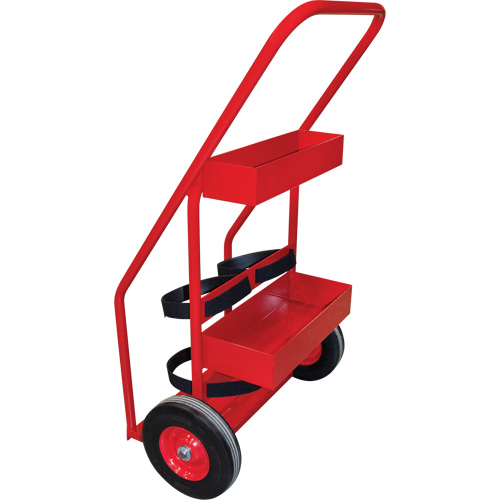 Hot Works Fire Prevention Cart, Semi-Pneumatic Wheels, 17.75" W x 8.9" L Base, 100 lbs. Groupe Belzile Dickner