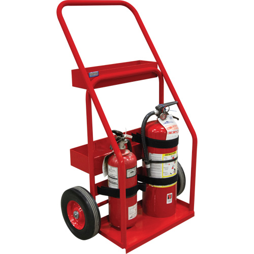 Hot Works Fire Prevention Cart, Semi-Pneumatic Wheels, 17.75" W x 8.9" L Base, 100 lbs. Groupe Belzile Dickner