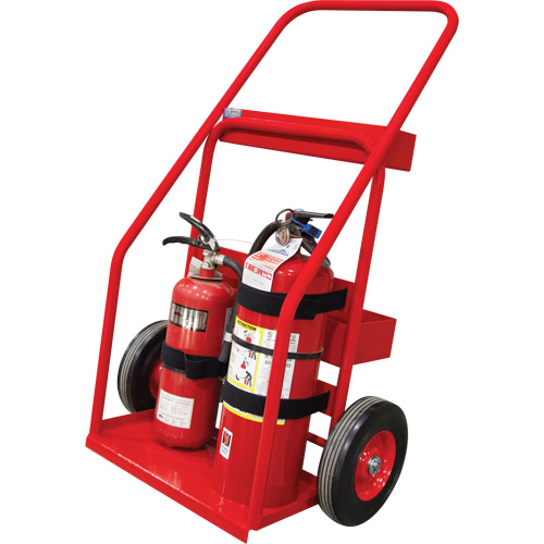 Hot Works Fire Prevention Cart, Semi-Pneumatic Wheels, 17.75" W x 8.9" L Base, 100 lbs. Groupe Belzile Dickner