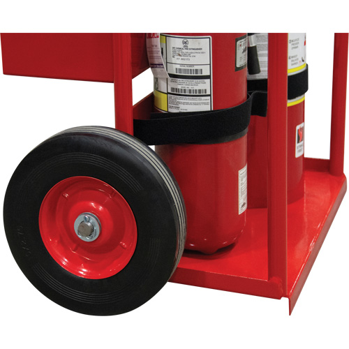 Hot Works Fire Prevention Cart, Semi-Pneumatic Wheels, 17.75" W x 8.9" L Base, 100 lbs. Groupe Belzile Dickner