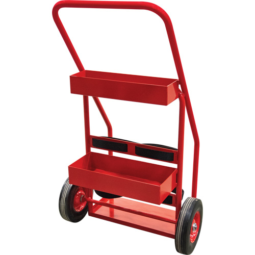Hot Works Fire Prevention Cart, Semi-Pneumatic Wheels, 17.75" W x 8.9" L Base, 100 lbs. Groupe Belzile Dickner