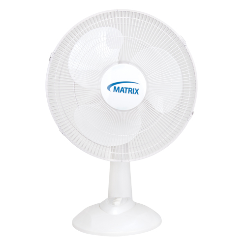 Oscillating Desk Fan with Push Buttons, 16" Diameter, 3 Speeds Groupe Belzile Dickner