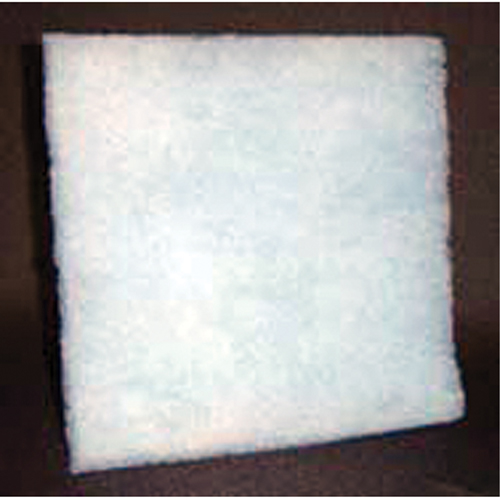 Synthetic Media Filters, Pad, MERV 5, 20" W x 2" D x 18" H Groupe Belzile Dickner