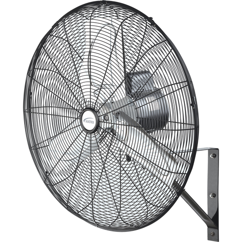 Non-Oscillating Wall Fan, Industrial, 2 Speed, 24" Diameter Groupe Belzile Dickner