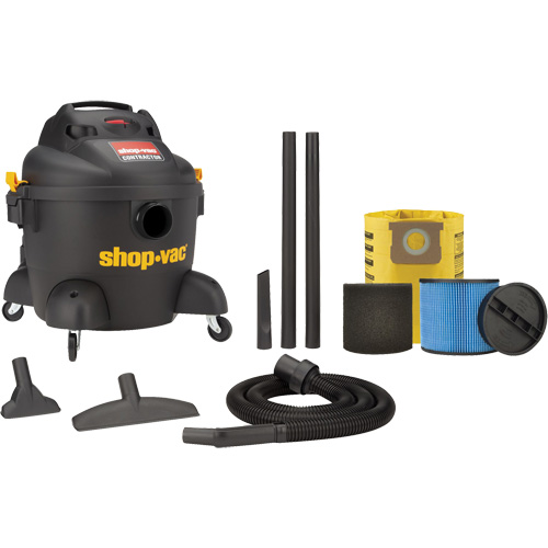 Aspirateur d'atelier s&eacute;rie entrepreneur, Secs-humides, 3,5 CV, 6 gal. US (22,7 litres) Groupe Belzile Dickner