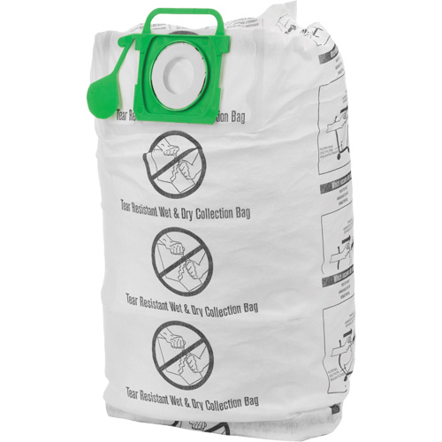 Tear-Resistant Wet/Dry Collection Vacuum Bags, 12 - 20 US gal. Groupe Belzile Dickner