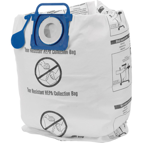 Genuine HEPA Tear-Resistant Filter Bags, 5 - 10 US gal. Groupe Belzile Dickner