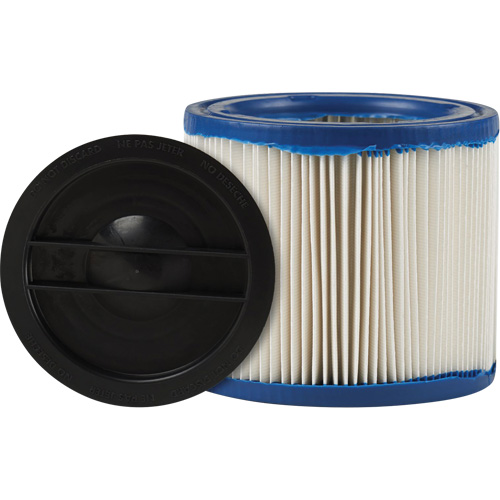 CleanStream&reg; Gore&reg; Small Wet/Dry Vacuum Filter, Cartridge/Hepa, Fits 1 - 6 US gal. Groupe Belzile Dickner