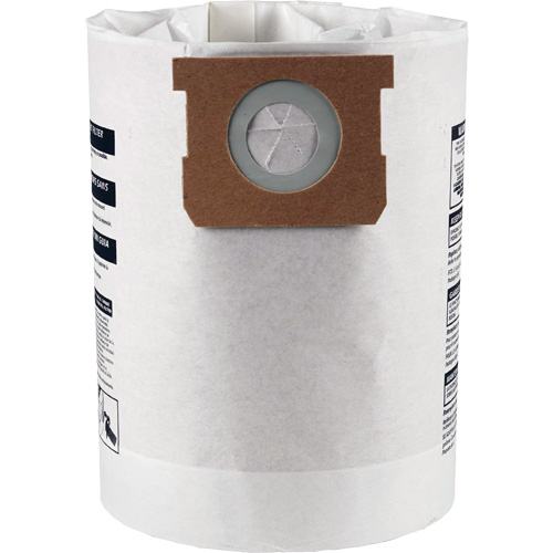 Sacs filtrants pour d&eacute;bris secs jetables de type E, 5 - 8 gal. US Groupe Belzile Dickner