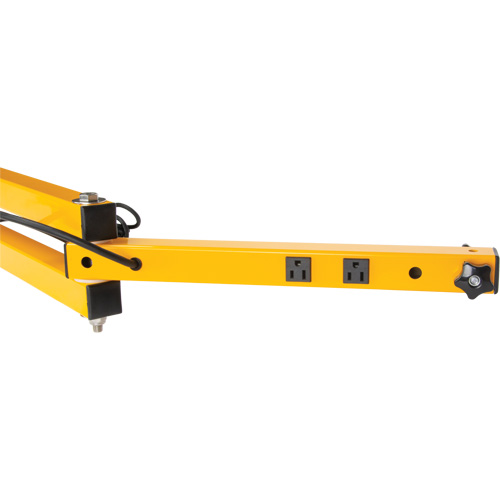 180 Double Locking Arm with 2 Receptacles Groupe Belzile Dickner