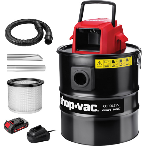 Aspirateur sans fil pour cendres, 20 V, Capacit&eacute; 5 gal. Groupe Belzile Dickner