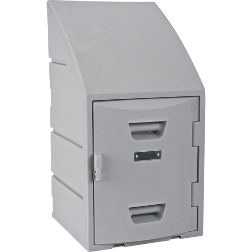 Locker, 15" x 15" x 31", Grey, Assembled Groupe Belzile Dickner