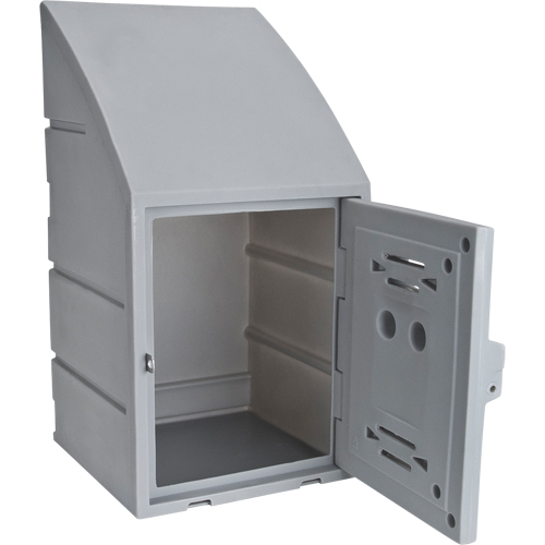 Locker, 15" x 15" x 31", Grey, Assembled Groupe Belzile Dickner