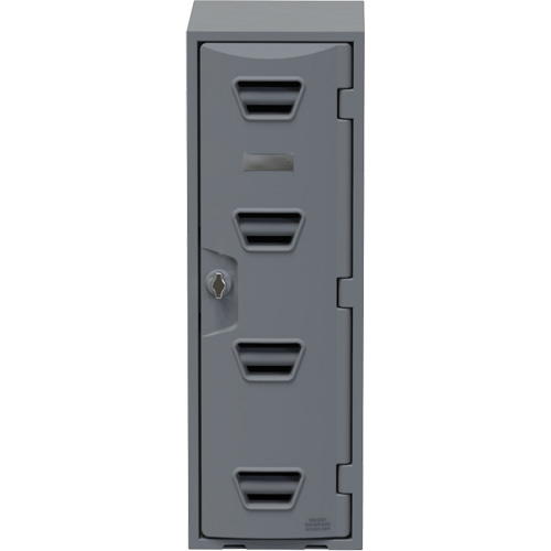 Locker, 12" x 15" x 47", Grey, Assembled Groupe Belzile Dickner