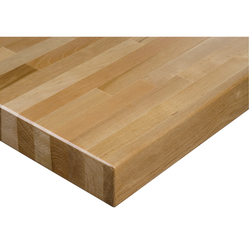 Laminated Hardwood Workbench Top, 96" W x 30" D, Square Edge, 1-3/4" Thick Groupe Belzile Dickner