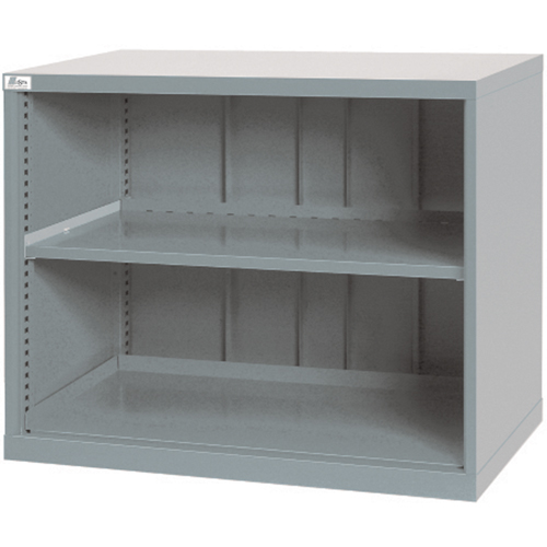 Shelf Cabinets, Steel, 33-1/2" H x 40-1/4" W x 22-1/2" D, Light Grey Groupe Belzile Dickner