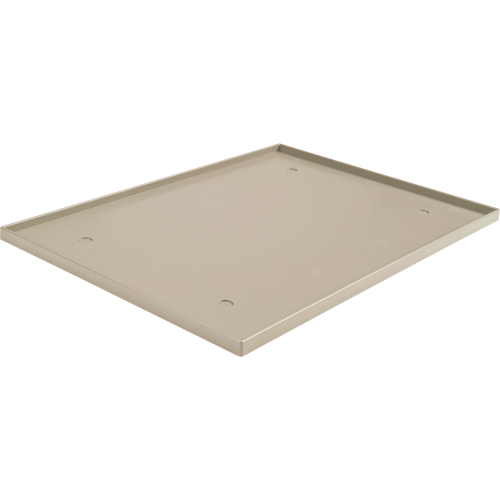 Fond de casier, Convient aux casiers 12" x 18", Beige, Plastique Groupe Belzile Dickner