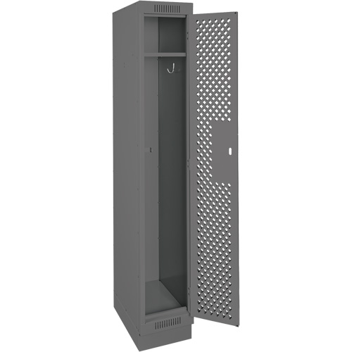 Casiers Clean Line, 12" x 15" x 76", Acier, Charbon, Rivet (assembl&eacute;), Perfor&eacute; Groupe Belzile Dickner