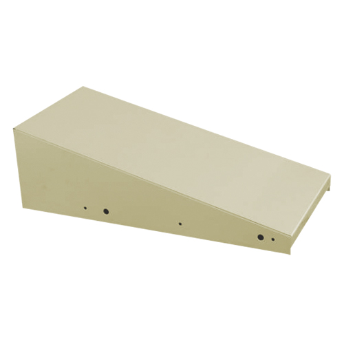 Clean Line Economy Lockers Slope Top, 1 Bank, 18" D x 12" W x 6" H, Beige, Steel Groupe Belzile Dickner