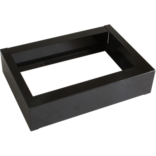 Base encastr&eacute;e pour casiers robustes enti&egrave;rement soud&eacute;e Concorde, 1 Blocs, 4" lo x 12" la x 17" p, Noir, Acier Groupe Belzile Dickner