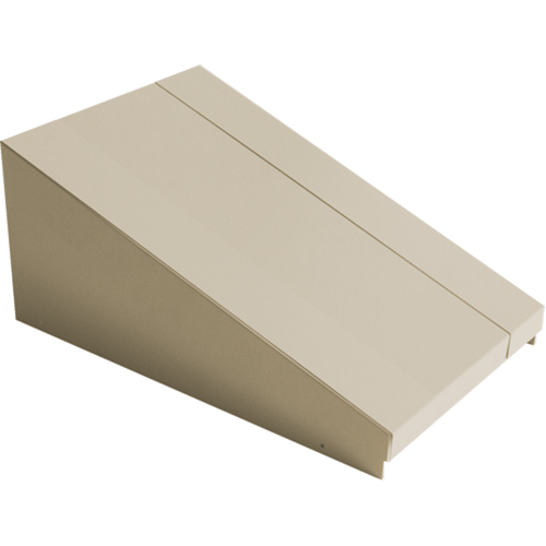 Dessus inclin&eacute; pour casiers robustes enti&egrave;rement soud&eacute; Concorde, Bloc de 1, 18" p x 12" la x 6" ha, Beige, Acier Groupe Belzile Dickner