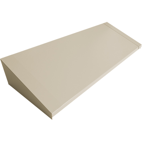Dessus inclin&eacute; pour casiers robustes enti&egrave;rement soud&eacute; Concorde, Bloc de 4, 18" p x 48" la x 6" ha, Beige, Acier Groupe Belzile Dickner
