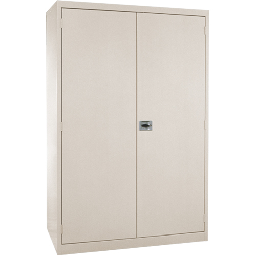 Deep Hi-Boy Storage Cabinet, Steel, 4 Shelves, 72" H x 36" W x 24" D, Beige Groupe Belzile Dickner