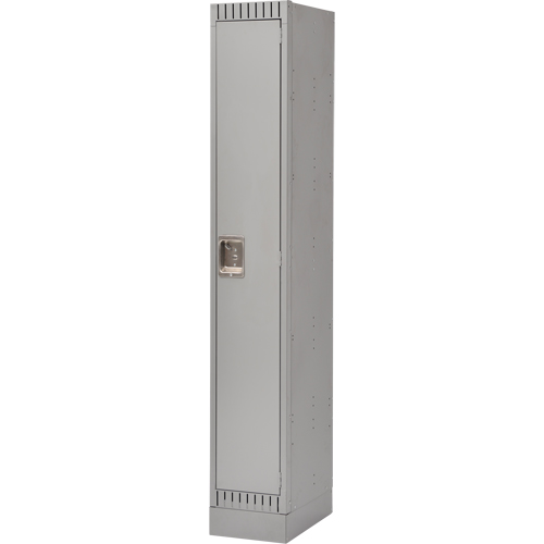 Lockers, 12" x 18" x 76", Steel, Grey, Knocked Down Groupe Belzile Dickner