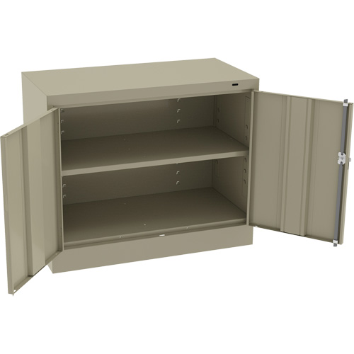 Standard Desk-High Cabinet, Steel, 30" H x 36" W x 18" D, Beige Groupe Belzile Dickner