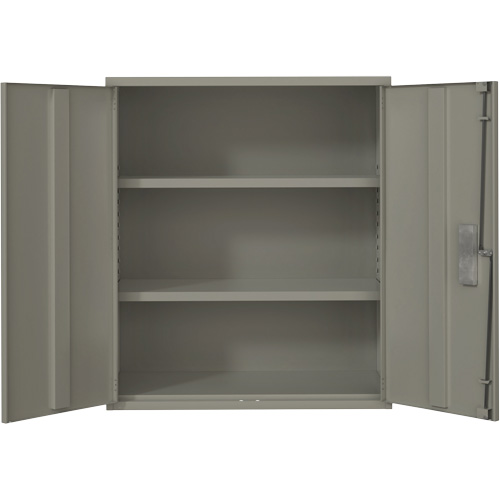 Armoire de rangement Lo-Boy, Acier, 2 Tablettes, 40" h x 36" la x 18" P, Gris Groupe Belzile Dickner