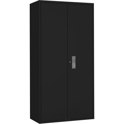 Armoire garde-robe, Acier, 36" la x 18" p x 72" h, Noir Groupe Belzile Dickner