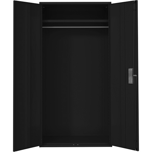 Armoire garde-robe, Acier, 36" la x 18" p x 72" h, Noir Groupe Belzile Dickner