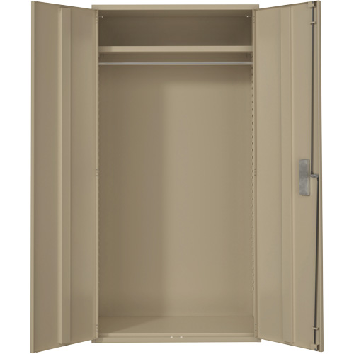 Armoire garde-robe, Acier, 36" la x 18" p x 72" h, Beige Groupe Belzile Dickner