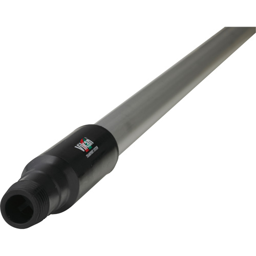 Transport Line Handle, Aluminum/Polypropylene, Ergonomic, Euro Threaded Tip, 1-1/4" Diameter, 59" Length Groupe Belzile Dickner