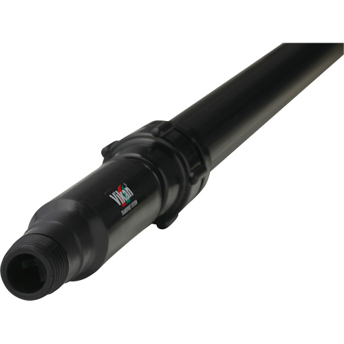 Transport Line Water-Fed Handle, Aluminum/Polypropylene, Telescopic, Euro Threaded Tip, 1-1/4" Diameter, 63" - 109" Length Groupe Belzile Dickner