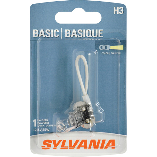 Ampoule de base pour feu avant H3, Halog&egrave;ne, 45 W, Blanc cass&eacute; Groupe Belzile Dickner