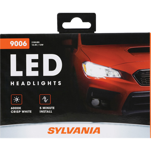 9006 Headlight Bulb, LED, 13.2 W/17 W, White Groupe Belzile Dickner