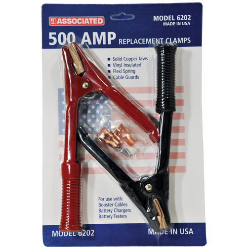 Pinces robustes de calibre professionel pour c&acirc;bles de d&eacute;marrage 500 A Groupe Belzile Dickner