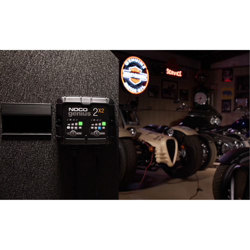 Chargeur de batterie 2 sorties de 4 A Genius 2X2 Groupe Belzile Dickner