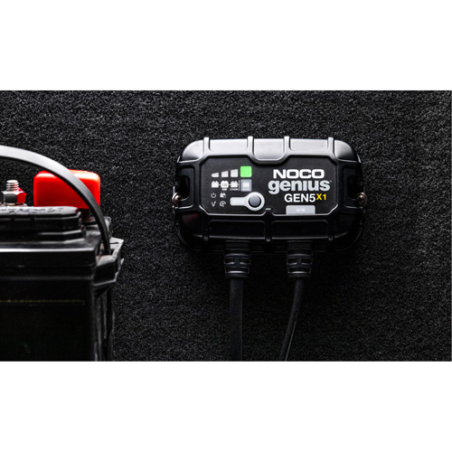 Chargeur de batterie embarqu&eacute; &agrave; 1 sortie de 5 amp&egrave;res Gen5X1 Genius Groupe Belzile Dickner