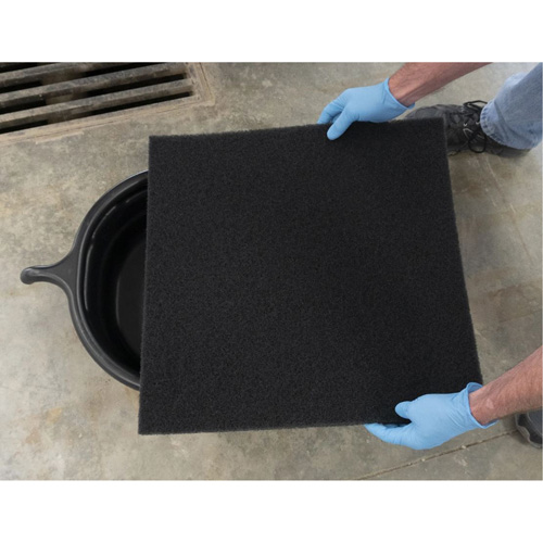 Black Oval Drain Pan Groupe Belzile Dickner